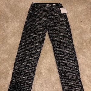 Black Calvin Klein Pajama Bottoms